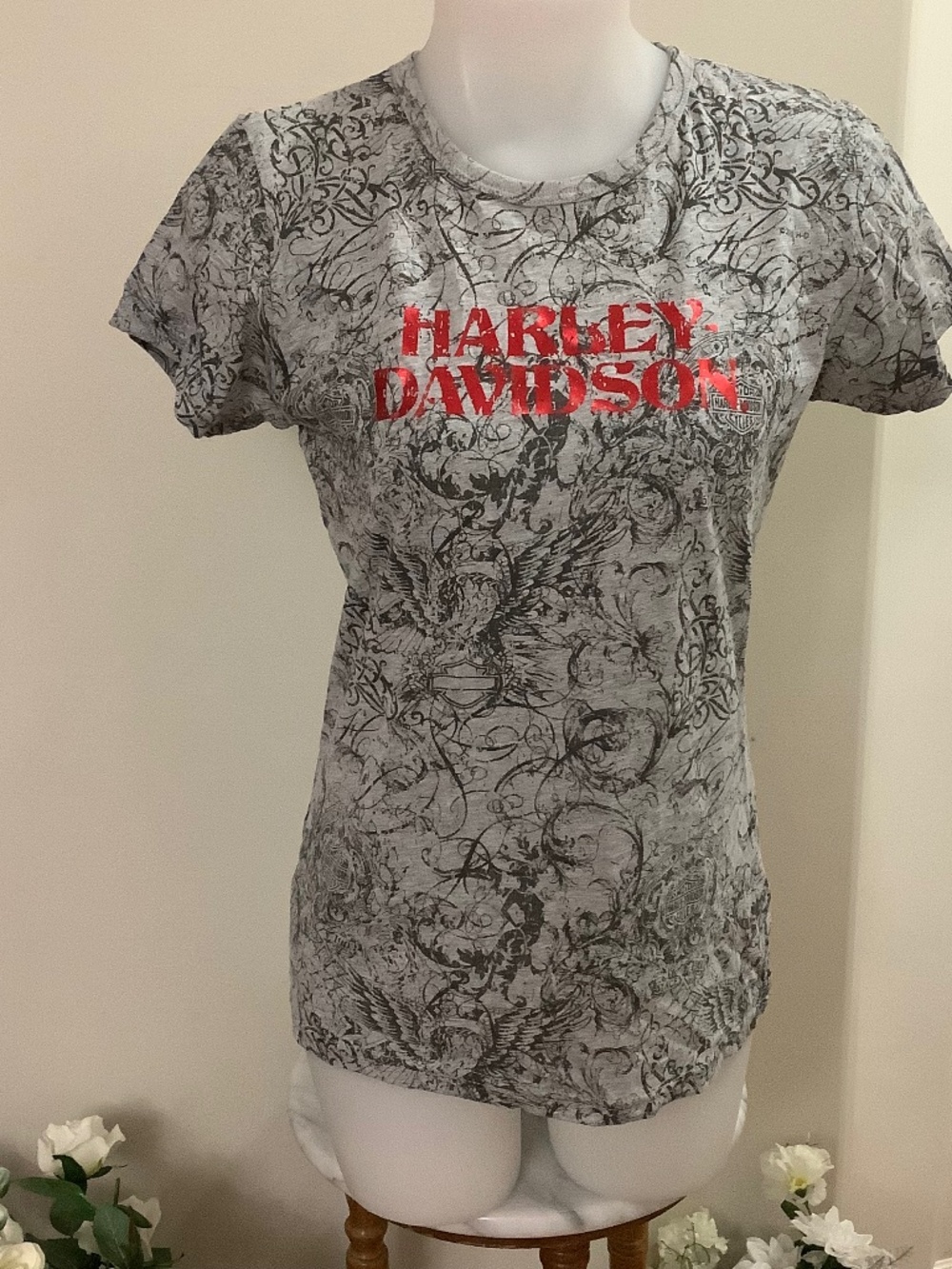 NWOT Harley Davidson NY Tee S/M 34-35 bust